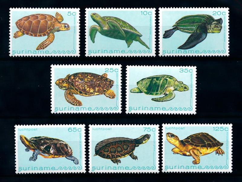 [95874] Surinam 1982 Reptiles Turtles  MNH