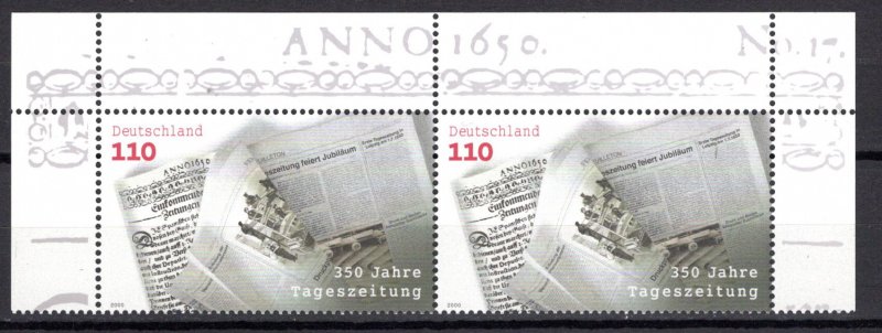 Germany Bund Scott # 2088, mint nh, pair