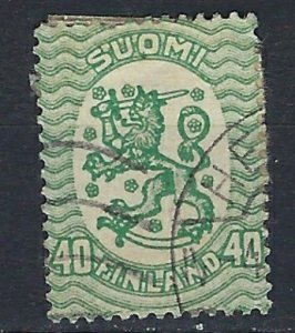 Finland 95 Used 1929 issue; rounded corner (an9424)