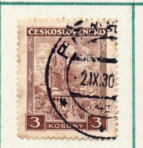 Czechoslovakia 1929 Early Issue Fine Used 3K. 230282