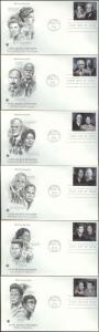 #4384 Civil Rights Pioneers PCS FDC Set