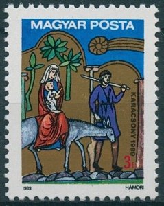 Hungary Stamps 1989 MNH Christmas Flight into Egypt 1v Set