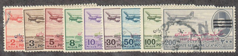 Egypt - 1953 - SC C78-89 - LH/Used - C78,C80,C87,C89 U