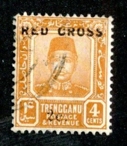 330 BCX  1917 Trengganu Sc.#B1 used cv $10 ( Offers welcome )