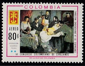 Colombia # C493, 1st Caesarean Section Operation Painting, Mint NH