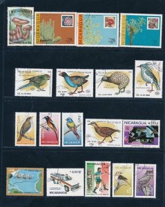 D397878 Nicaragua Nice selection of VFU (CTO) stamps