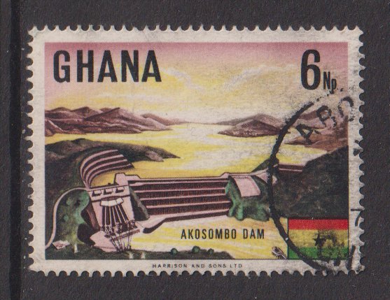 Ghana   #292  used 1967  6np  Akosombo Dam