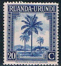 Ruanda Urundi 71 MNH Oil Palms 1942 (R0253)