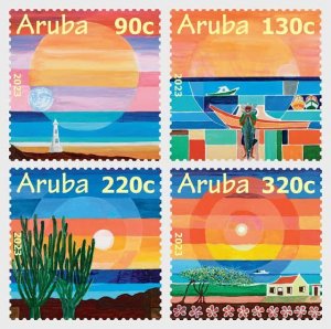 Aruba - Postfris/MNH - Complete set Sunset 2023