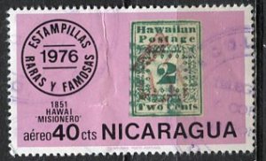 Nicaragua; 1976: Sc. # C913:  Used Single Stamp