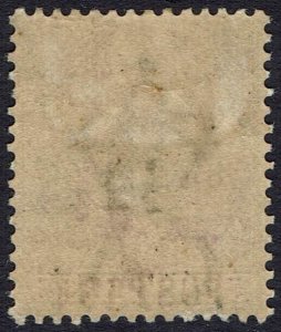 TOBAGO 1896 QV ½D ON 4D 