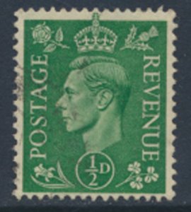 Great Britain SC# 258   SG 485 George VI 1941  Used see detail and scan