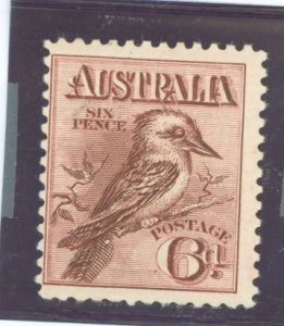 Australia  #18 Unused Single