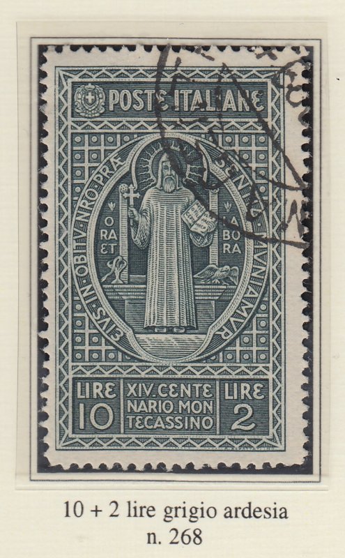 Italy Regno - Sassone n.262-268 cv 1140$ used