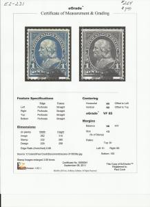 # 264 BLUE USED BEN FRANKLIN VF+