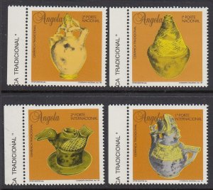 Angola 930-3 Ceramics mnh