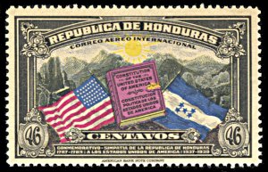 Honduras C84, MNH, 150th Anniversary of USA Constitution