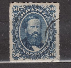 J42275 JL Stamps 1876-7 brazil used #63