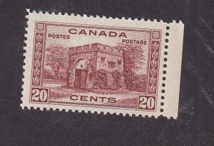 CANADA # 243 VF-MNH CAT VALUE $37.50 GREAT DEAL AT 20% QUEBEC IS BEAUTIFUL