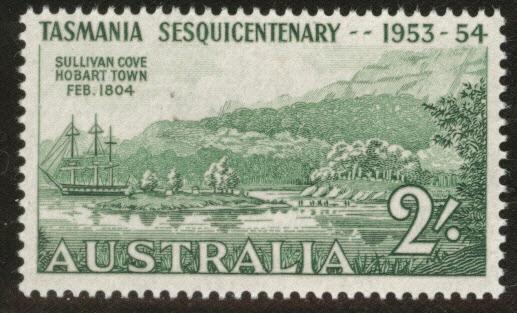  AUSTRALIA Scott 265 MH* 1953 stamp