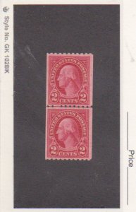 Scott # 606 Coil Joint Line Pair, Mint Never Hinged /OG & VF.