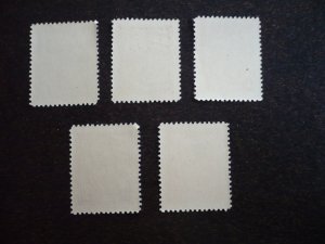 Stamps - Bolivia - Scott# 331-332,C125-C127 - Mint Never Hinged Set of 5 Stamps