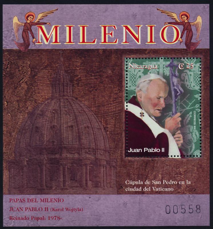 Nicaragua 2359 MNH Pope Paul John II 