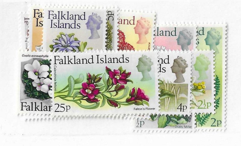 Falkland Islands Sc #210-222 NH VF