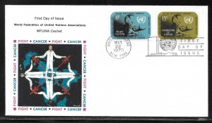 United Nations NY 285-286 Security Council WFUNA Cachet FDC First Day Cover