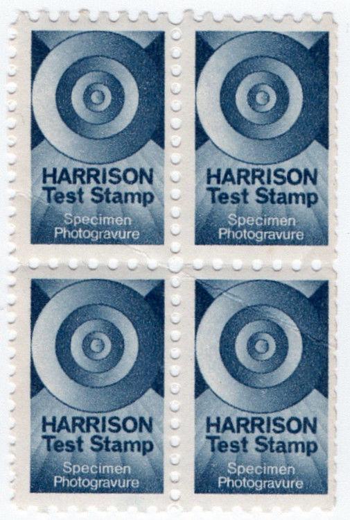 (I.B) Cinderella Collection : Harrison & Sons - Test Stamp (Photogravure)