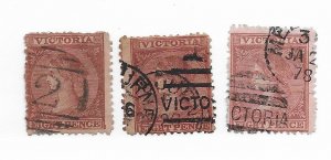 Victoria #118 Perfs - Stamp - CAT VALUE $10.50 PICK ONE