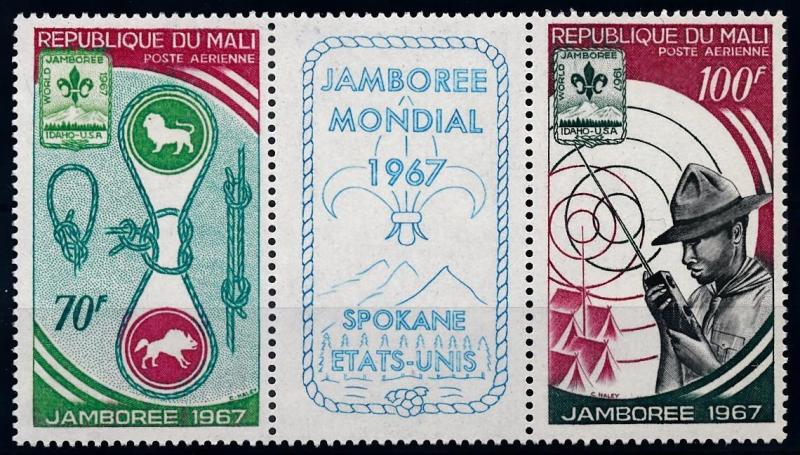 [66611] Mali 1967 Scouting Jamboree Pfadfinder 12th World Jamboree Idaho MNH