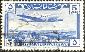 Afghanistan Scott #C11 Used Single Airplane/Kabul L39