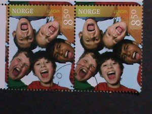 NOWAY-2006  SC#1488-EUROPA STAMPS-5 CHILDRENS- CTO PAIRS-WE SHIP TO WORLDWIDE