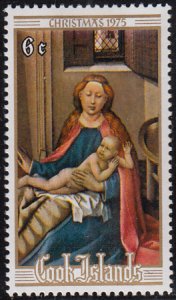 Cook Islands 1975 MH Sc #437 6c Virgin and Child Flemish Christmas