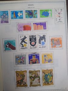 collection on pages Brazil 1972-73 lots of cuplication PT: CV $375