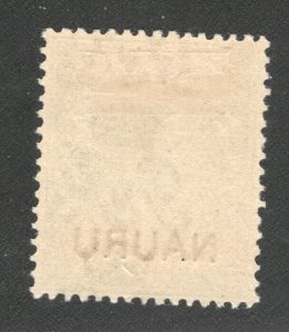 NAURU  #1  Unused  VF,   CV $3.50  ...   4160001