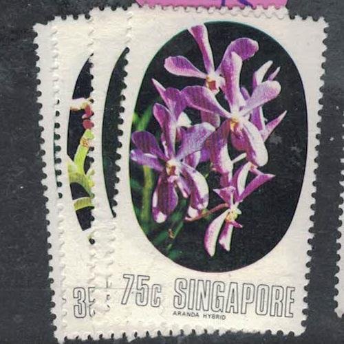 Singapore Orchids SG 272-5 MNH (4faj)