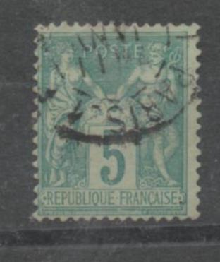 France  Scott # 78   used  single TY2 Catalog