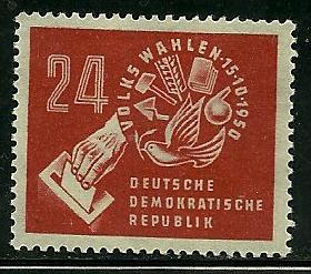 Germany, DDR # 70, Mint Hinge. CV $ 9.50