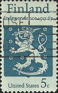 # 1334 USED FINLAND INDEPENDENCE 50TH ANNIV.