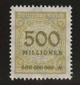 Germany Scott 293 MH* 1923  stamp