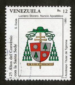 VENEZUELA 1431d USED BIN $1.00 CREST