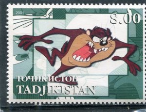 Tajikistan 2001 BUGS BUNNY Characters 1 value Perforated Mint (NH)