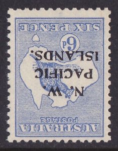 NEW GUINEA NWPI 1915 Kangaroo 6d 1st wmk INVERTED MNH ** Type B