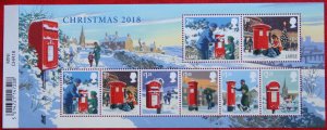 Great Britain GB 2018 Christmas MNH Scott# 3792 SG MS4462