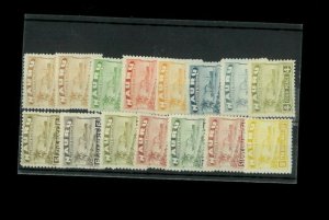 Nauru SC# 17a-30a & 17b MH. Cat.226.10. Better Item