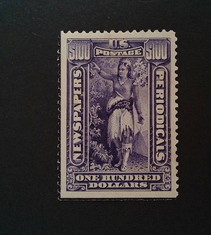 GP GOLDPATH US STAMP SC# PR125 HINGED VF, STRAIT EDGE CAT $65 _GP_02