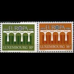 LUXEMBOURG 1984 - Scott# 708-9 Europa-Bridge Set of 2 NH