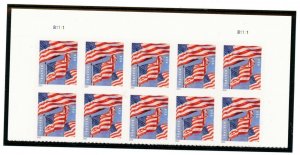 US  5654  U.S. Flags - Forever Plate Block 10 - MNH - 2022 - B1111